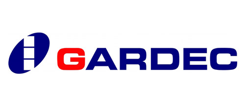 logo gardec blue red
